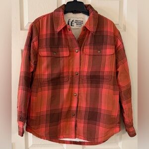 NWT Marmot Ridgefield Sherpa Flannel Shirt Jacket Size Small